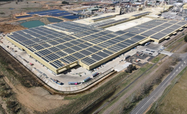 澳洲最大屋顶太阳能项目投入使用 占地超过8公顷