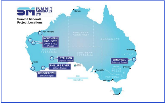 新股上市 | Summit Minerals（SUM)亮相澳交所 手握7处“关键金属”勘探项目