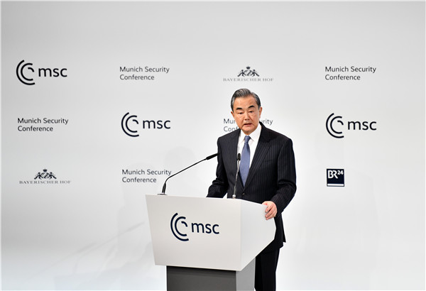 王毅出席第59届慕尼黑安全会议并发表主旨讲话