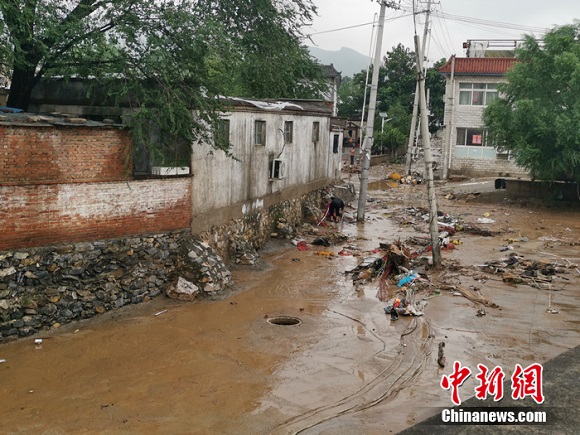实探洪水退去后的北京村庄：一切正渐渐恢复