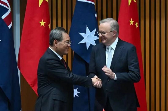 中澳总理年度会晤今日举行 双方签署《战略经济对话谅解备忘录》及多项双边协议 