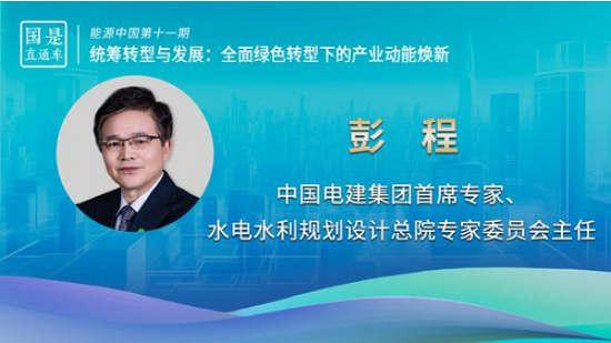 中国电建集团首席专家彭程：能源电力领域有必要率先减碳