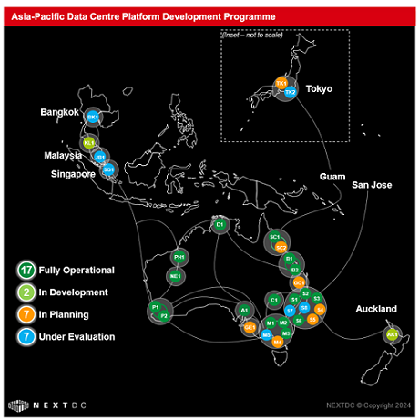 加速拓展亚洲市场 澳最大上市数据中心运营商NextDC（ASX:NXT）发起7.5亿澳元融资 