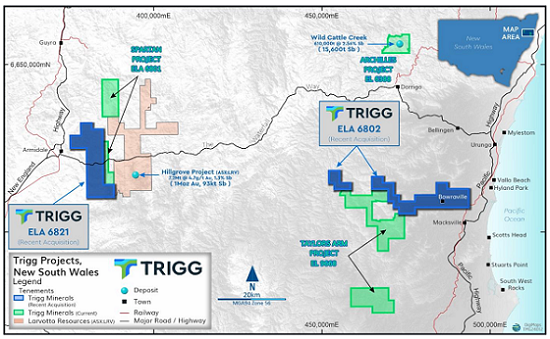 【异动股】Trigg Minerals (ASX:TMG)大涨9%：新州锑矿区项目面积大幅扩张 