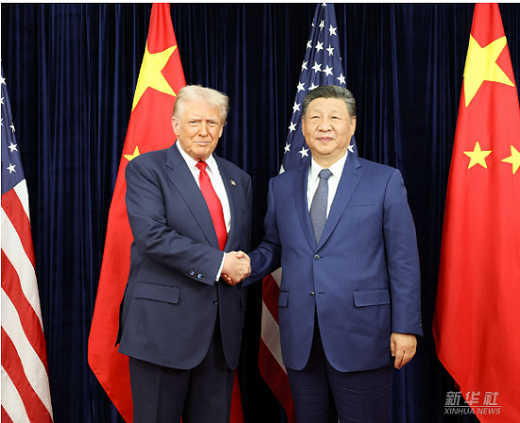 历时约1小时40分钟 中美元首会晤结束