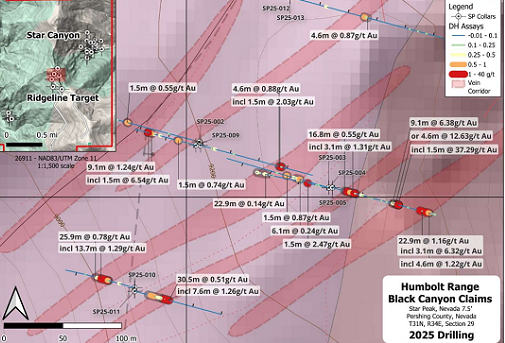 【异动股】PolarX (ASX:PXX)内华达Ridgeline勘探区首钻发现宽幅高品位显著黄金矿化带 预示存在重大矿藏 