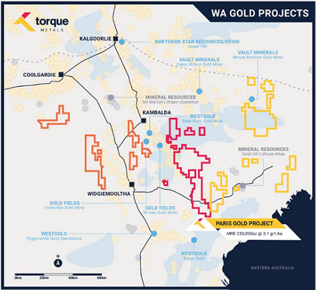 【异动股】Torque Metals (ASX:TOR) 聘请知名金矿公司Spartan Resources前高管团队 助力Paris黄金项目下阶段增长 